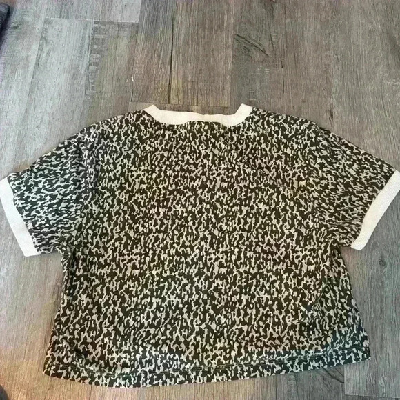 ADIDAS ORIGINALS Leoflage Cropped Top Shirt Great Condition Size XS-M - Picture 8 of 11